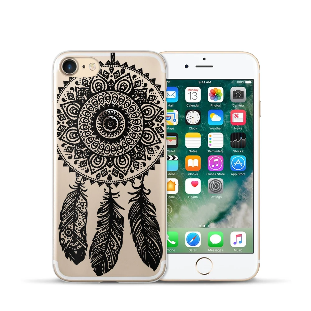 Сексуальный ретро цветочный чехол для телефона Apple iPhone X 5 5S SE 6 6s 7 8 Plus TPU Чехлы