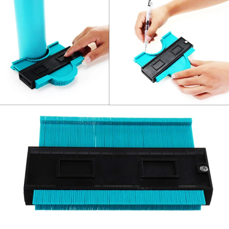 

Dropshipping Copy Gauge Contour Gauge Duplicator Standard 5" Width Wood Marking Tool Tiling Laminate Tiles General Tools in US