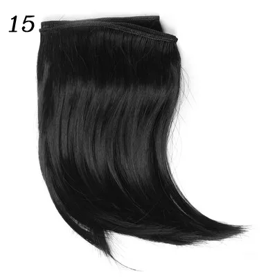1 шт. 15 см локоны для волос подходит 1/3 1/4 1/6 BJD кукла сделай сам черные коричневые