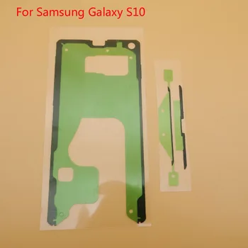 

100set/lot Original For Samsung Galaxy S10 G973 G973F Faceplate LCD Touch Screen Front Frame Sticker Adhesive Tape