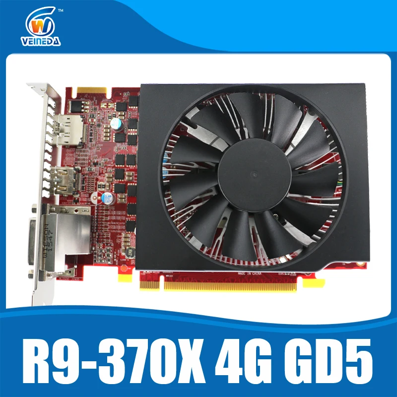 video card 100% original new ATI Radeon R9 370X 4GB 256Bit GDDR5 graphics card produced by MSI stronger than R9 370 , GTX950
