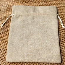 15*20 см 10 шт Винтажный стиль джутовые мешки на шнурке подарочные сумки для ювелирных изделий/свадьбы/рождества/дня рождения упаковка льняные сумки