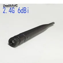 1 шт. 2,4 г Антенна c разъемами RP SMA разъем 6dbi с высоким коэффициентом усиления 2,4 ГГц антенна Wi-Fi Omni антенна для беспроводной сетевой карты USB адаптер WLAN