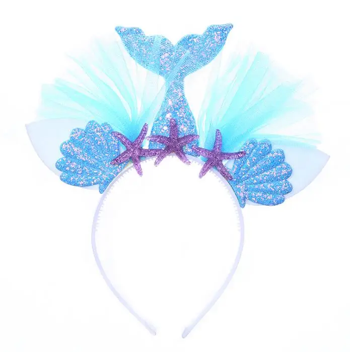 Xmas Gift Cat Ear Headband Rainbow Unicorn Flower Hair Hoop Baby Hairband