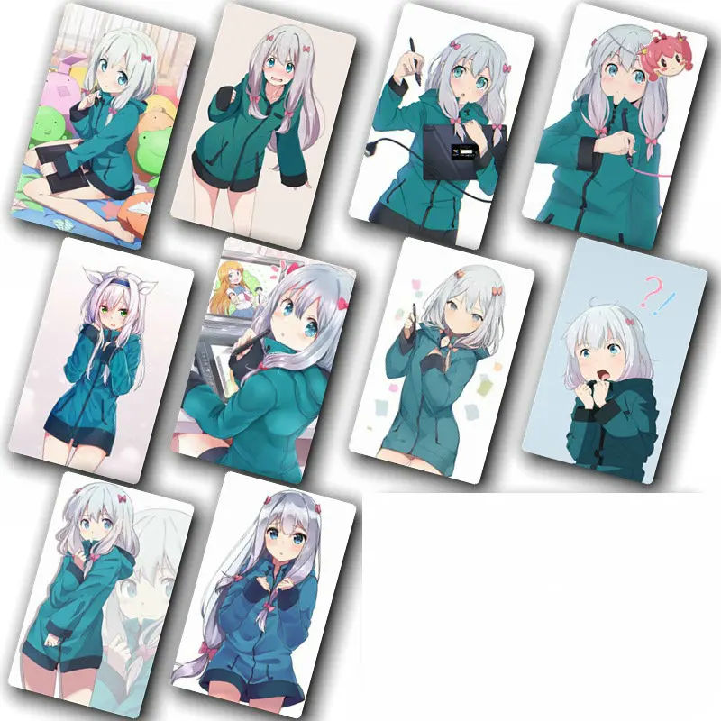 Eromanga Sensei Sticker 100pcs Different Style Anime Stickers Bus ID Waterproof Card Stikers Classic Toys