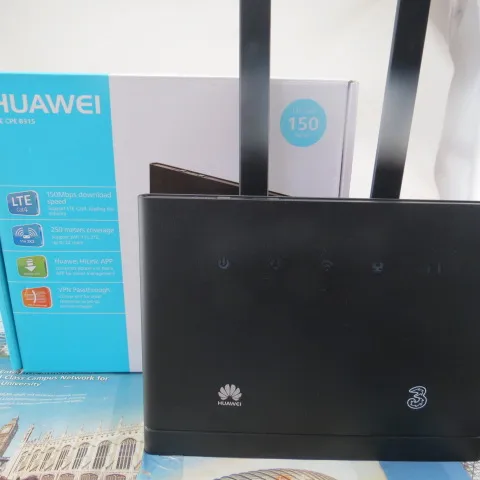 Set of Unlock Huawei B315, Huawei 4g portable wireless router huawei b315s-22 lte wifi router+2pcs 4g SMA antenna