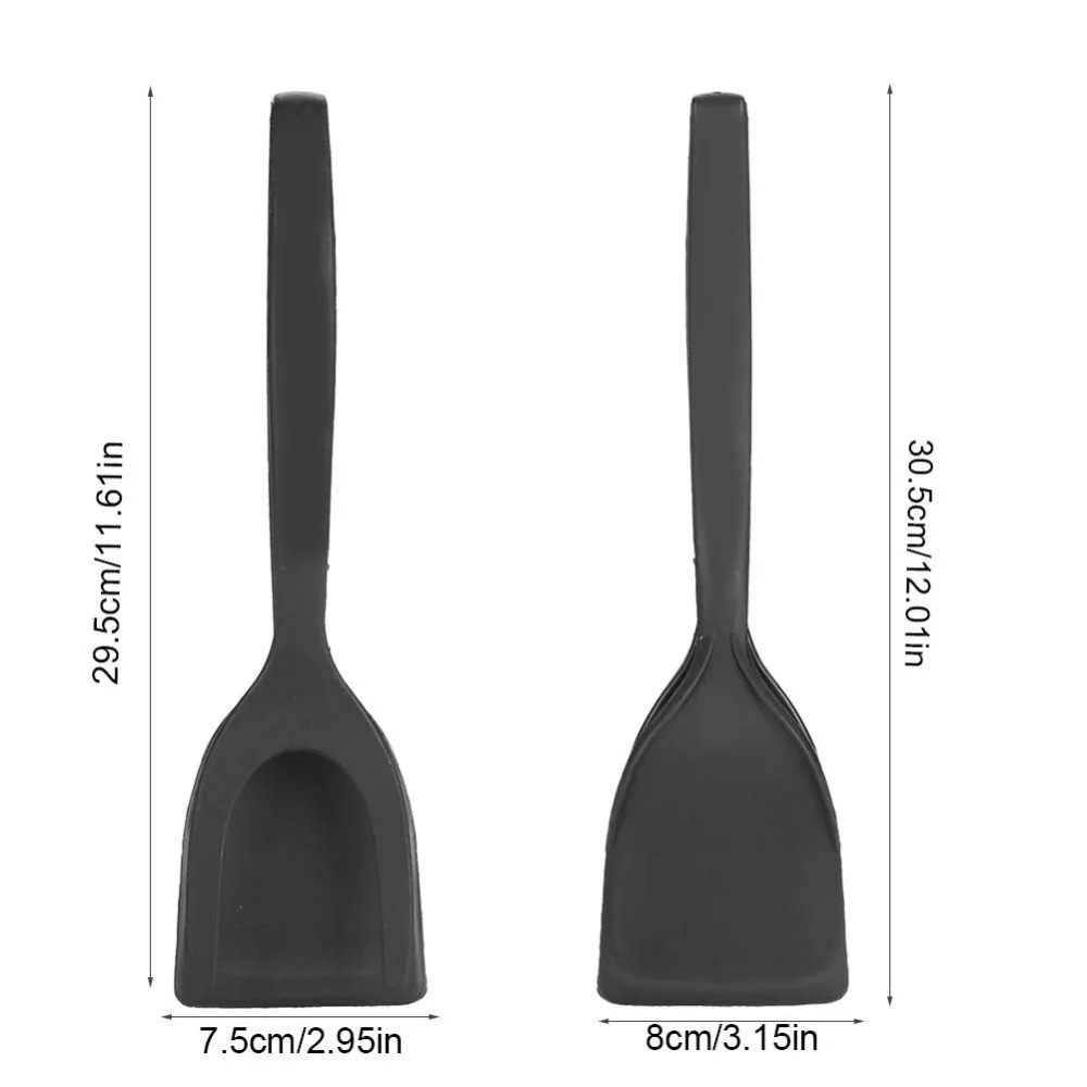 Spatule en plastique multifonctionnelle pour œufs frits, pince à retourner,  gadgets de cuisine, outil de cuisine à domicile, degré de chaleur, 2 en 1 -  AliExpress