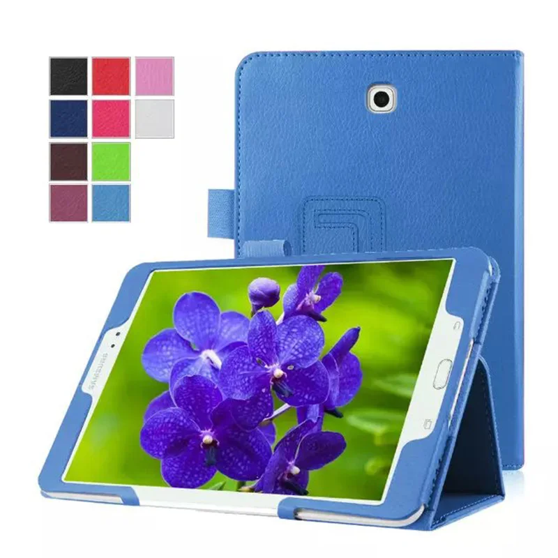 For Samsung t710 Case Cover For Samsung Galaxy Tab S2 8.0 T710 T715 T713 T719 Cases Funda Tablet PU Leather Shell bags (2)
