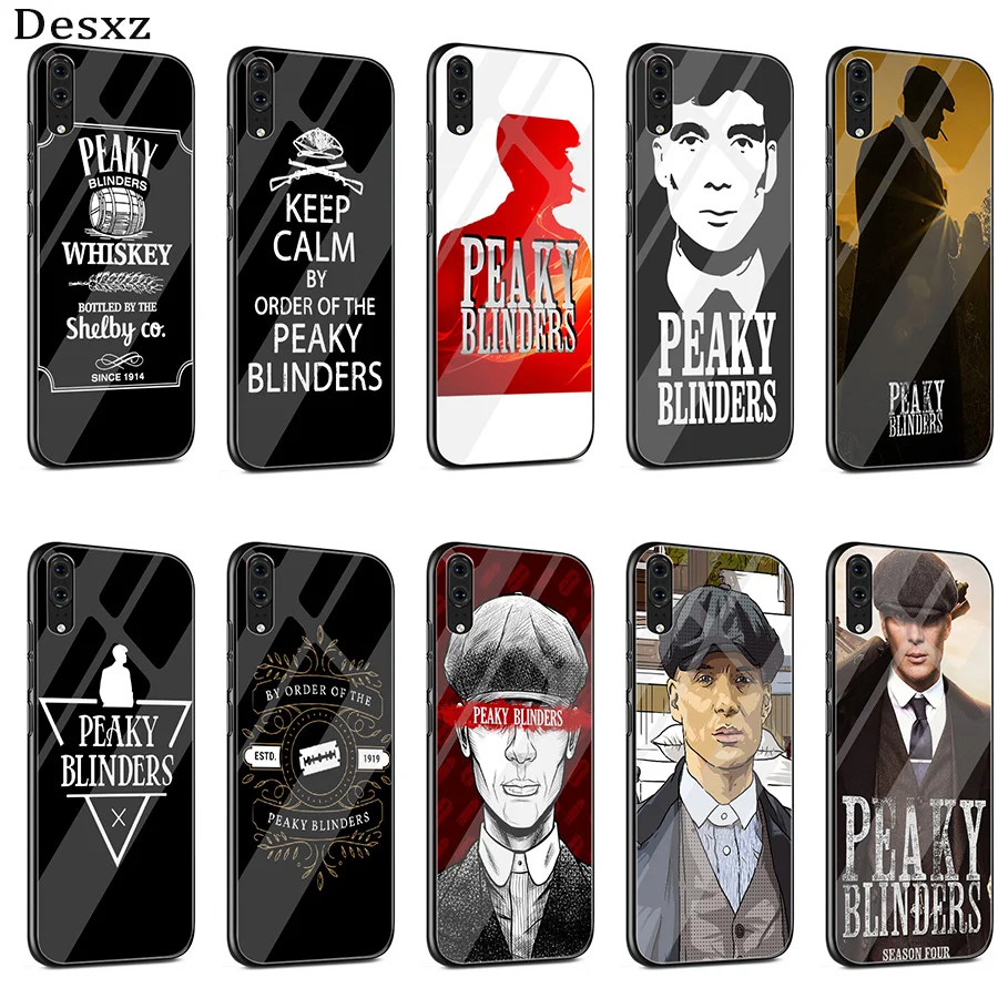 

Desxz Peaky Blinders Cross Logo Glass For Huawei P10 P20 Pro P Smart Mate 10 20 Lite Y6 Y9 Honor 7A 8X 9 10 Cover