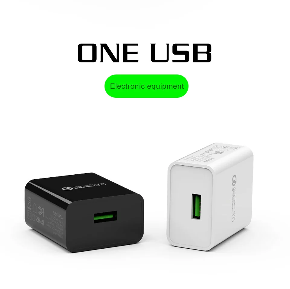 US Charger QC3.0 Fast Charging Mobile Phone Chargers USA Electrical Socket For Electronic Equipment in United States (6)