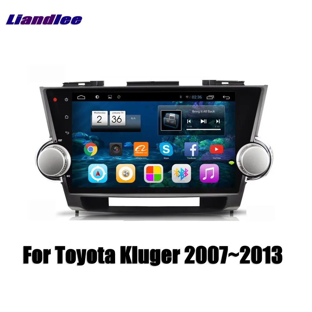 Liandlee For Toyota Kluger 20072013 10.1" Car Android Radio Player GPS
