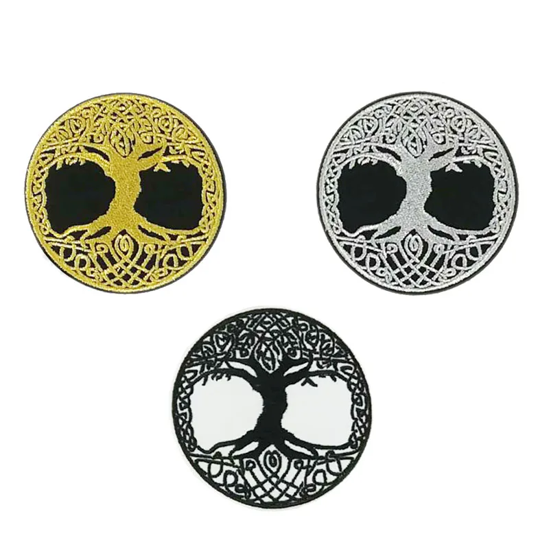 

Yggdrasil the World Tree of Life in Norse Viking Supernatural Embroidered iron on patches for clothing tv movie cosplay