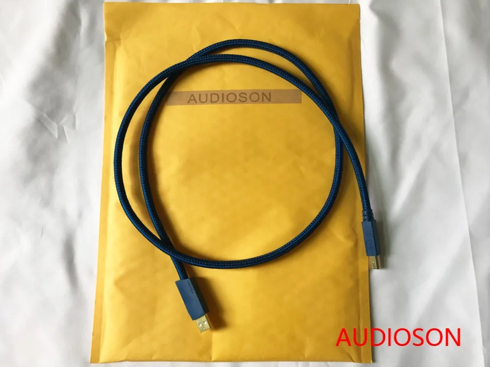 USB кабель AUDIOSON Furutech GT2 медный с посеребренным покрытием OCC разъемом для зарядки в