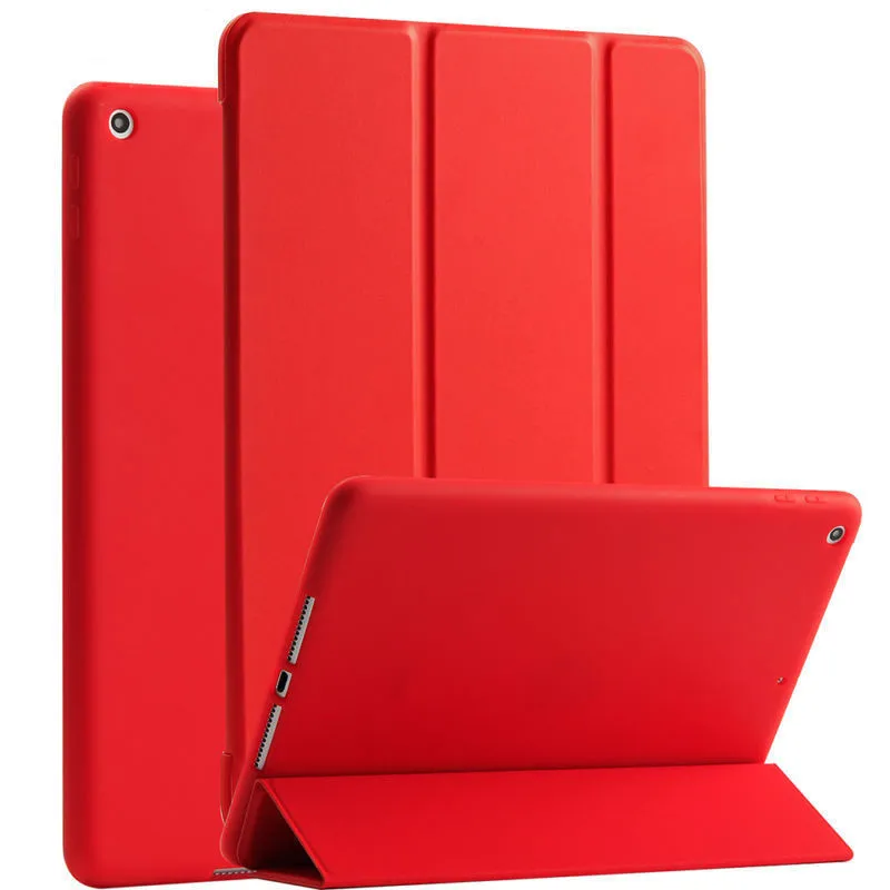Чехол для iPad Mini 4 3 2 1 чехол ПУ кожа Силикон Мягкая задняя трехстворчатая подставка