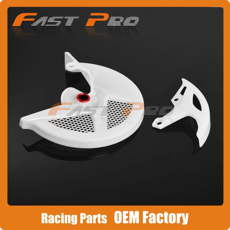 

Front And Rear Brake Disc Guard Protection Cover For CRF CRF250R 10-12 CRF450R 09-12 Motorcycle Enduro Supermoto Dirt Bike MX