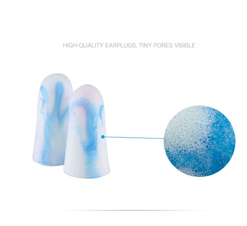 High quality 8pcs4pairs Soft Memory foam EarPlugs Hearing Protective earmuffs Noise Reduction Soundproof For Travel Sleep Study (4)