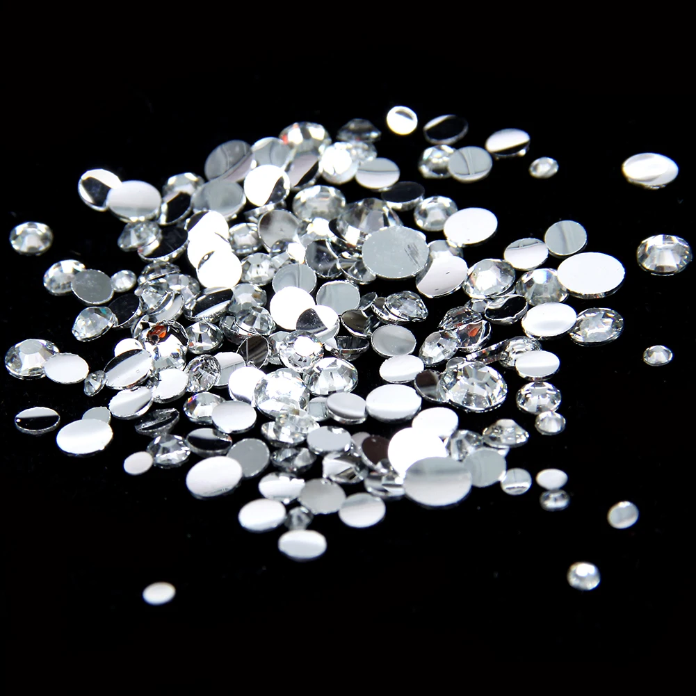 30000 шт ss20 5 мм стразы из смолы с плоским основанием с серебряным украшением много цветов#19-#36 клей на алмазы DIY рукоделие украшения