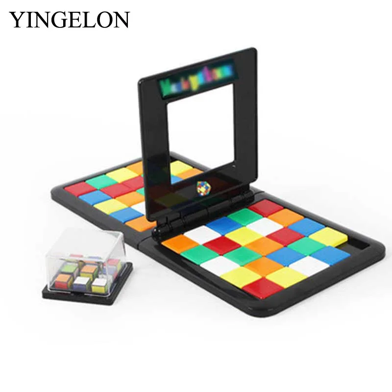 

YINGELON Funny Magic Block Game 3D Cube Board Game Kids Adults Education Toy Gift Moving Colorful Family Party Games Toys