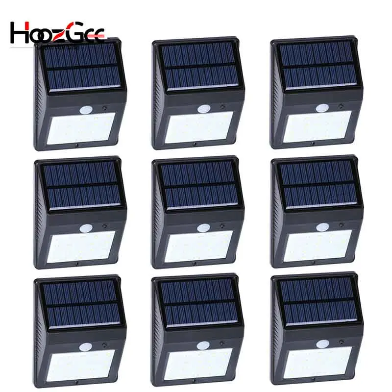 

HoozGee CLASSIC STYLE HOT SALE Solar Path Lights Outdoor Garden Light 8/12/16/20 LED PIR Motion Sensor Lamp Patio Yard Light