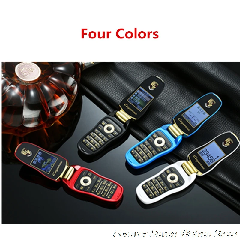  Original Newmind F15 Plus Mini Flip Phone Car Key Chain Model Dual SIM Cellphone Bluetooth Dialer M