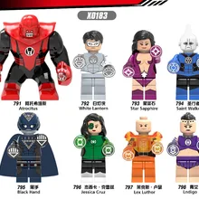 80 шт. x0183 супер герой atrocitus звездчатый сапфир индиго санкт действий Walker черная рука lex здания Конструкторы Кирпичи Детские Игрушечные лошадки