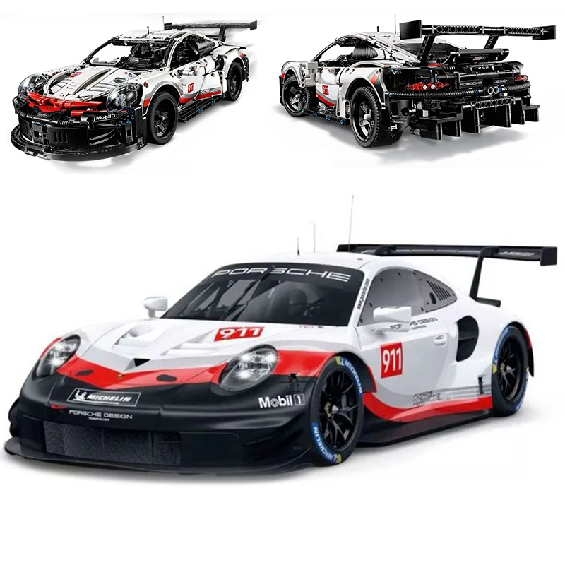 

Super Racing Car RSR Sets 1770 pcs Compatible with lego building block kits Technic MOC Series Model Building Blocks Toys