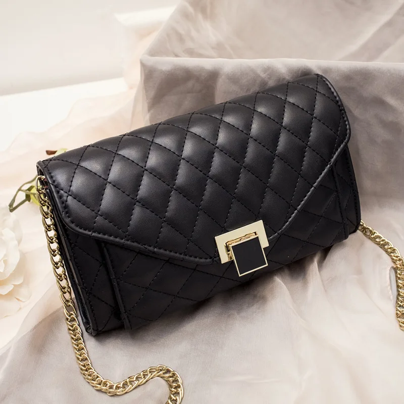 

Fashion rhombic chain bag Korean version of the lady shoulder bag small bag Messenger bag