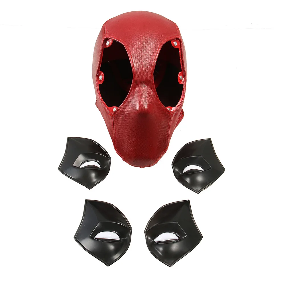 Новое поступление обновленная маска/шлем Дэдпул из АБС-пластика с двумя комплектами магнитных линз подарок на Хэллоуин косплей