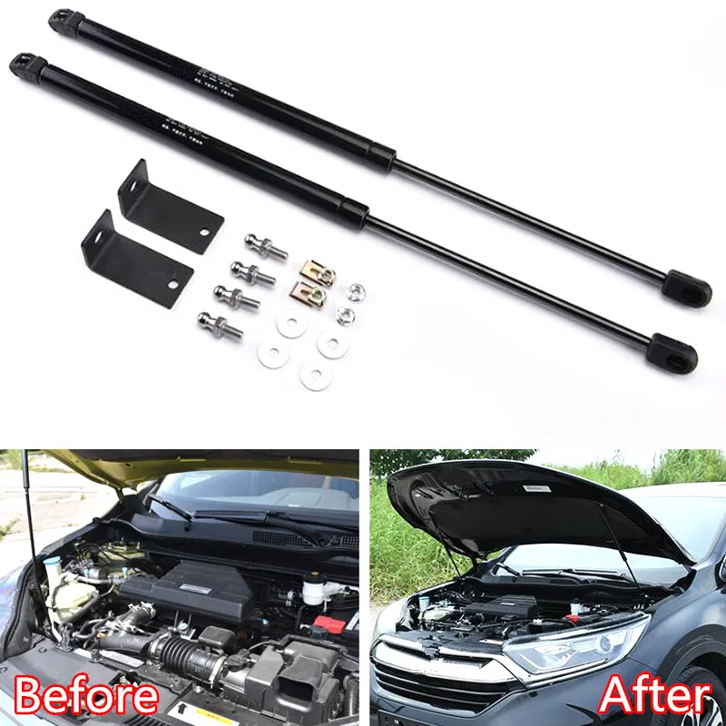 

YAQUICKA For Honda CRV CR-V 2017 2018 2019 Car Front Hood Engine Cover Lift Support Rod Hydraulic Rod Arm Stick Car Styling