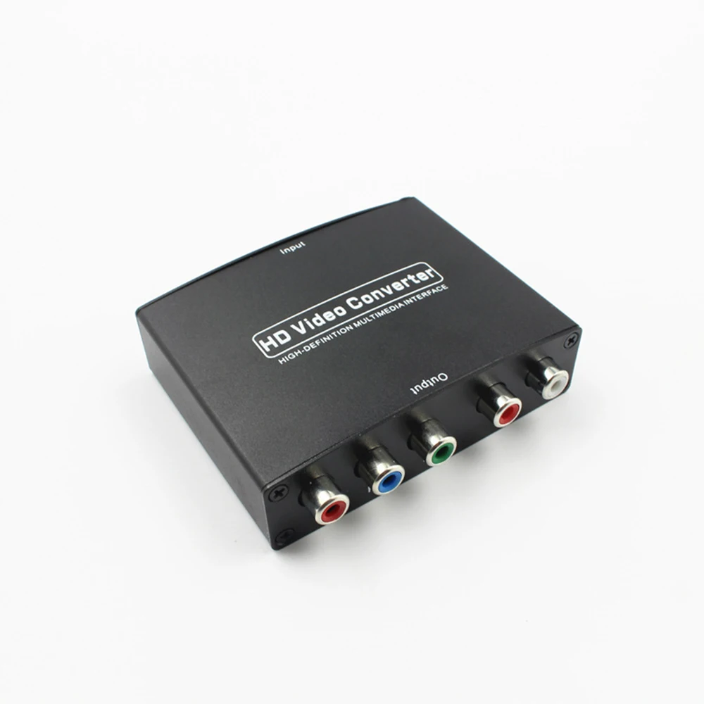 HDMI в RGB компонент YPbPr (цвет) видео и R/L аудио адаптер 1080P HD Чистый усилитель
