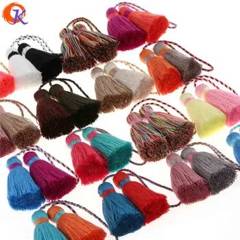 

Cordial Design 5CM Cotton Tassels/Chunky Tassels/Gold Wire Tassel/diy Accessories/Cotton Tassel For Earrings Jewelry Making