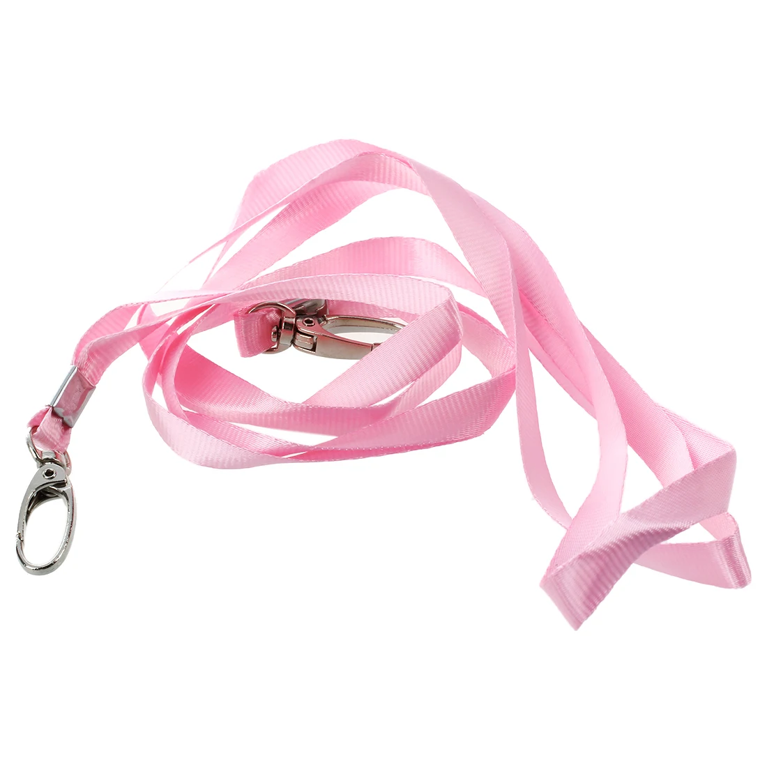 2 шт Розовый Нейлоновый шейный ремешок держатель для ключей шнур брелок длина 16,1"