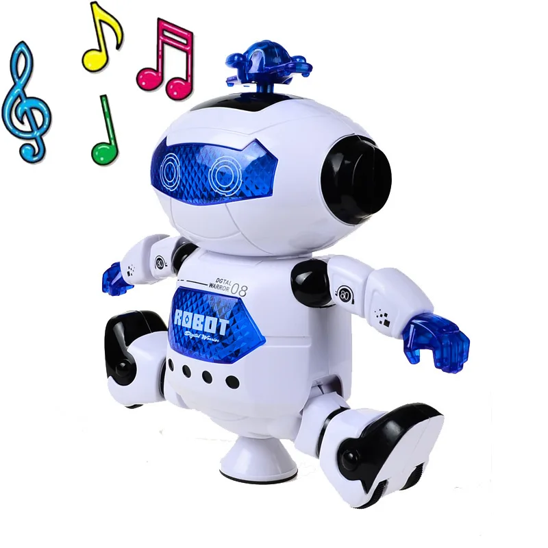 Space Dancer Humanoid Robot Toy Light Children Pet Brinquedos Electronics Kids 