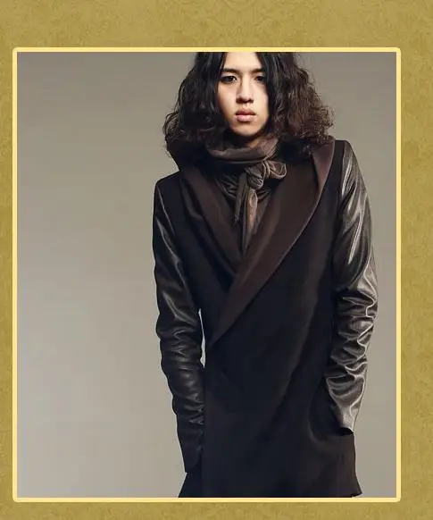 Новое поступление, британский длинный стиль, зимнее пальто для мужчин, фирменные зимние модные мужские пальто, пальто-Тренч - Цвет: dark brown