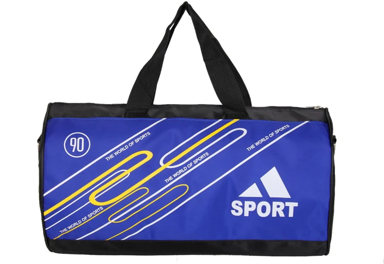 Холст Открытый Сумка Для женщин Фитнес спортивная сумка для обуви нейлон Для мужчин обучение Путешествия Duffle сумки багажа сумка - Цвет: Blue