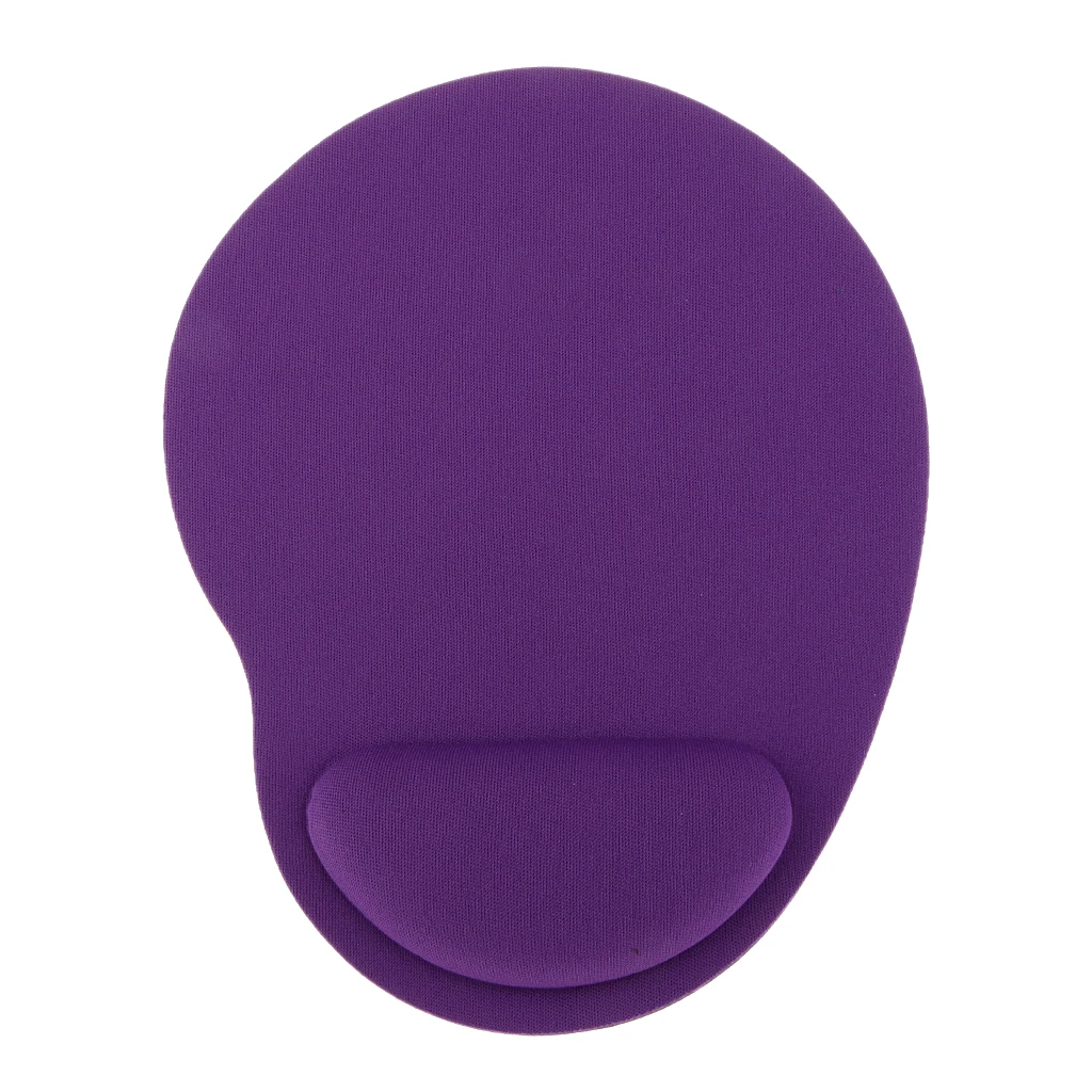 Comfort Soft Gel Rest Wrist Support Mat Mouse Pad Gaming Purple for Ease of Motion and Relief of Joint Stress