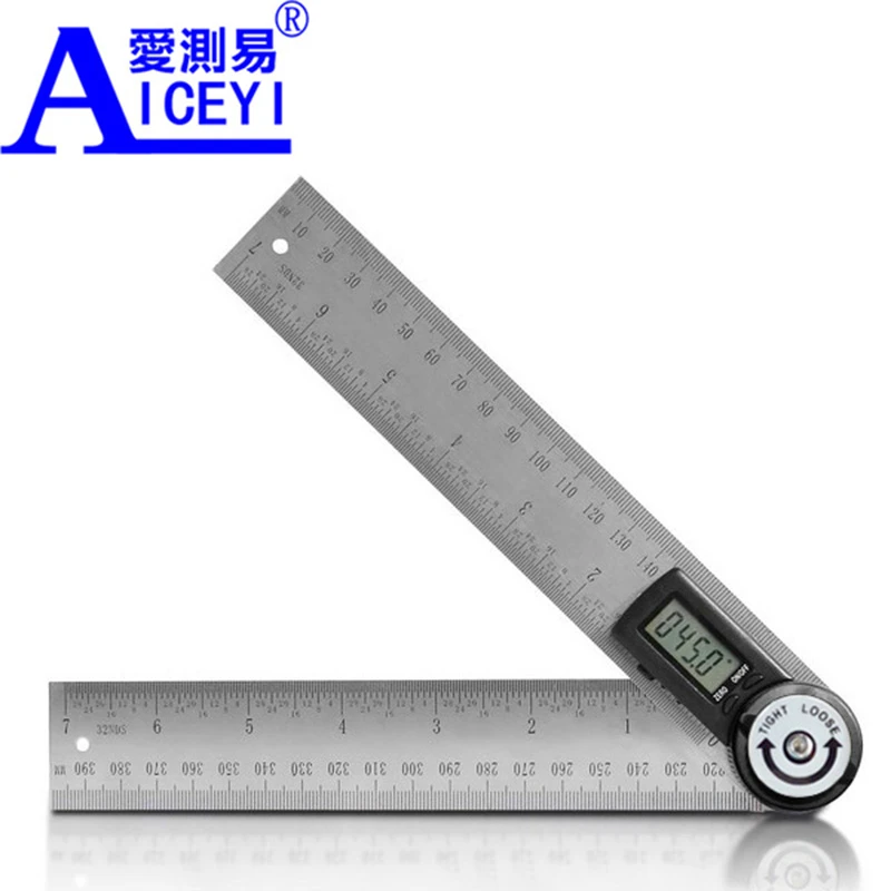 Electronic Digital Gauge Angle Finder Protractor Meter Level Tool Angle ruler