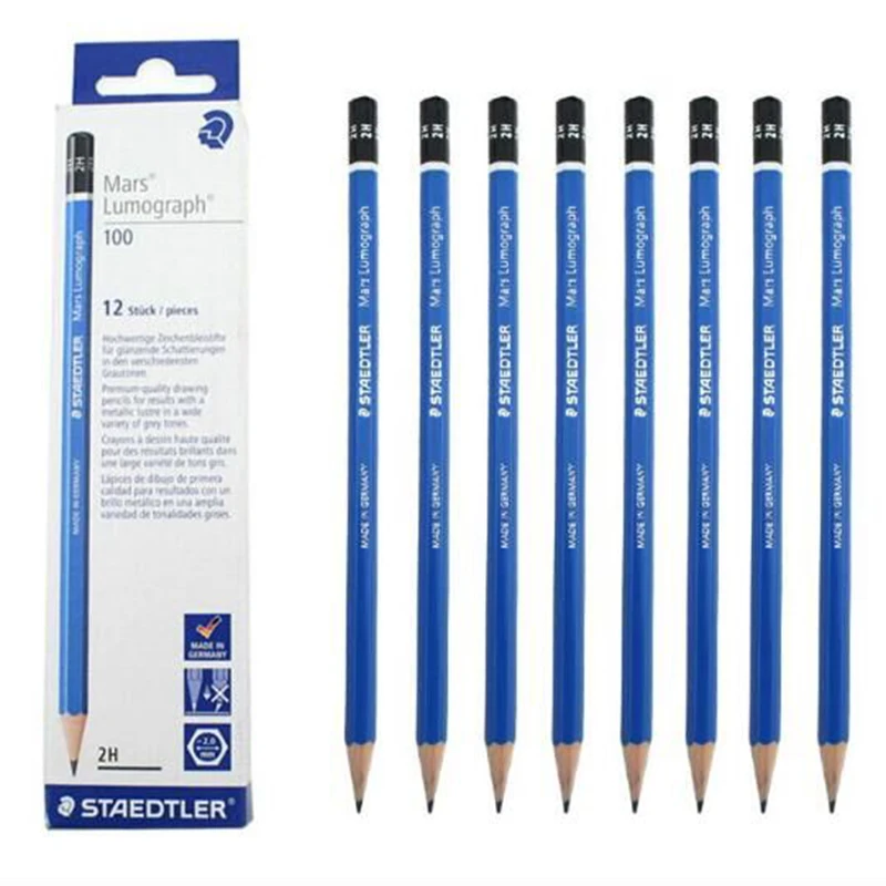 STAEDTLER 12 шт./компл. мульти серого B/2B/3B/4B/5B/6B/7B/8B/ч/2 ч/3 ч/4Ч/5 ч/6 ч/HB/ F письма набросок рисунок карандаши товары для рукоделия