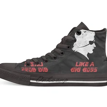 Как Большой Босс Повседневная Высокая холщовая обувь кеды для Прямая