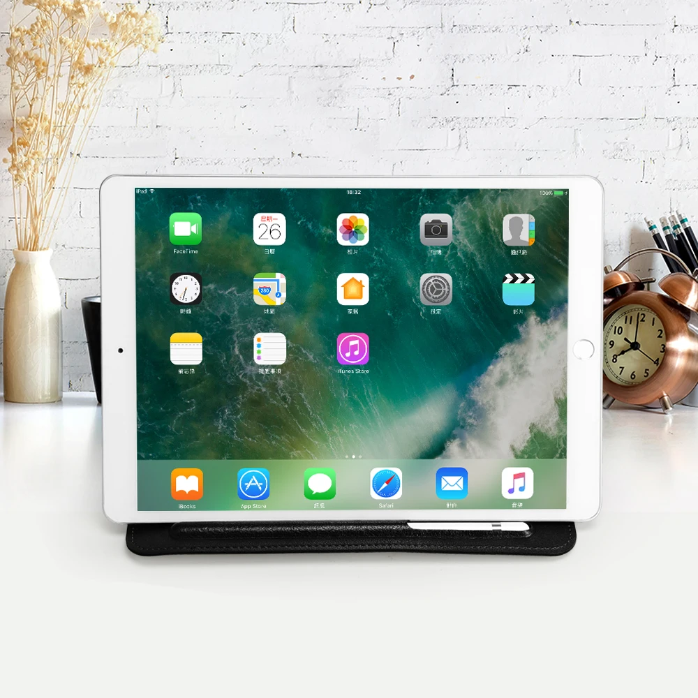 Полиуретановый чехол для ipad Pro 10,5, Сумка с карандашом, Чехол для ipad 9,7 Air 3 2 1 Pro 11, подставка для ipad 10,2