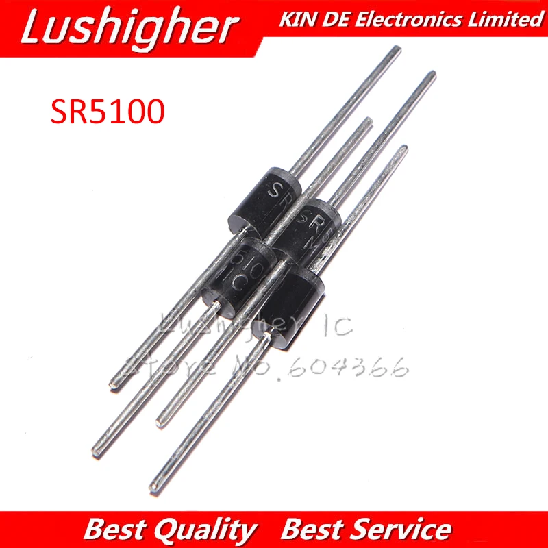 20 штук SR5100 SB5100 DO 27 диод Шоттки 5A 100V|diode 5a|diode sr5100diode sb5100 |