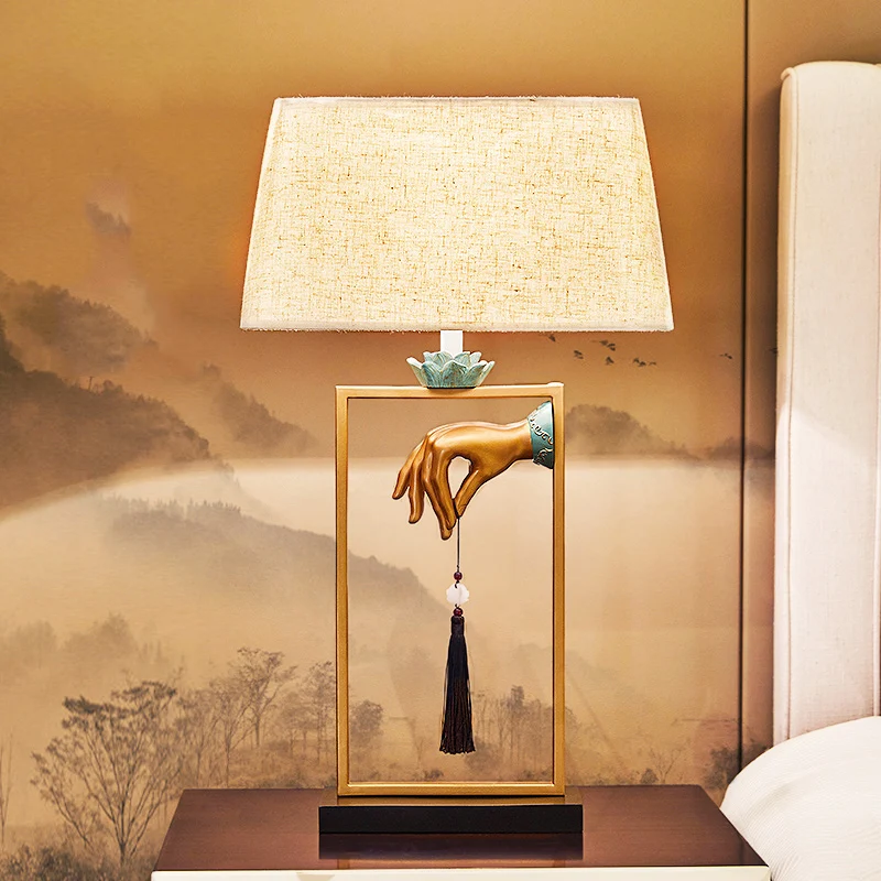 Современные подвесные настольные лампы для рук, прикроватные настольные лампы для гостиной Lamparas de Mesa 110 В 240