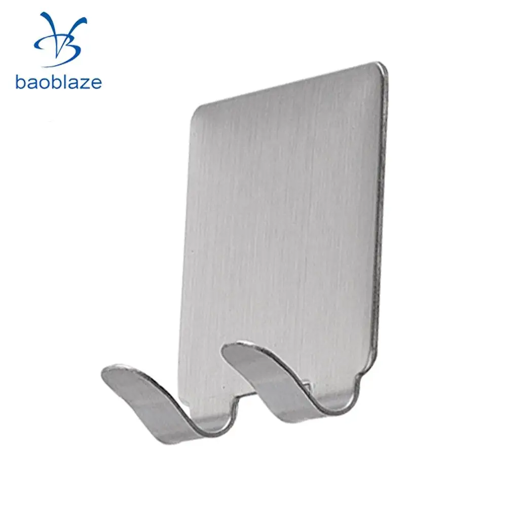 Stainless Steel Bathroom Coat Robe Hat Towel Hanger Rack Hooks 3 Design to Choose