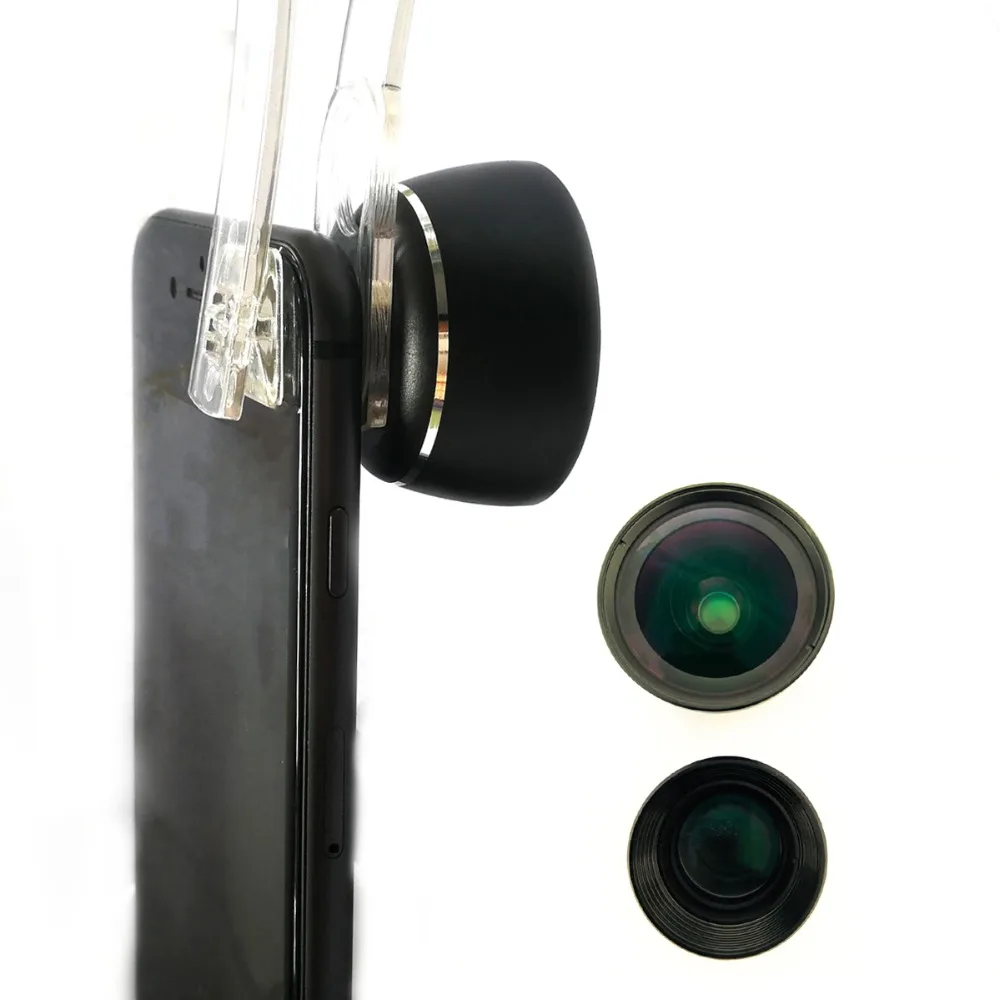 

Moveski PL3 Cell Phone Camera Lens 3 PCS HD Wide Angle Fisheye 30-80mm Telephoto Macro Compatible with iPhone Android Smart Phon