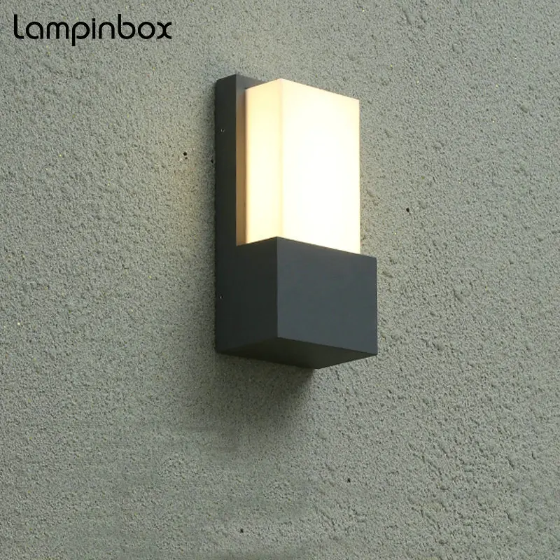 

Outdoor Waterproof Wall Lamp Modern Aluminum Lamp 10W LED IP65 Exterior Light Outdoor Corridor Hallway Balcony Wall Lamps LP-002