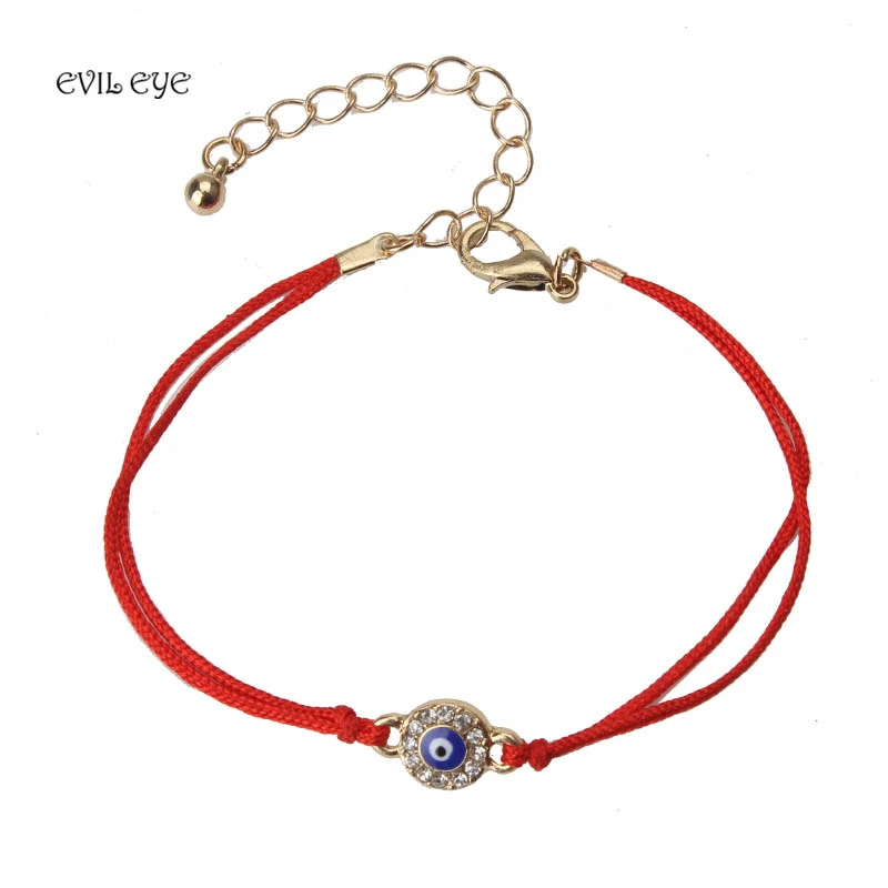 2017 fashion Classic Evil Eye Charm Bracelet Black/Red Thread With