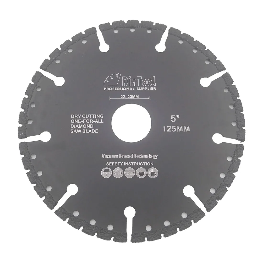 Buy DIATOOL 1pc 125mm Vacuum Brazed Diamond Blade For