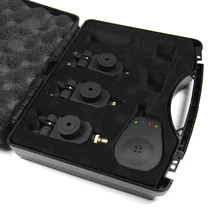 3+ 1 беспроводная комбинированная сигнализация с коробкой для переноски 3 индикатора укуса с 1 приемником банка снасти для рыбалки на карпа 4+ 1