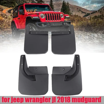 

Mudguards Fender Flares For Jeep Wrangler JL 2018 ABS Mud Flaps Splash Guard Mudguards for Sahara 2018 JL Fender Flares