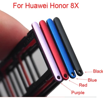 

10 Pcs/Lot , New For Huawei Honor 8c 8X 10 Sim Card Holder Tray Card Slot Adapters Replacement Parts